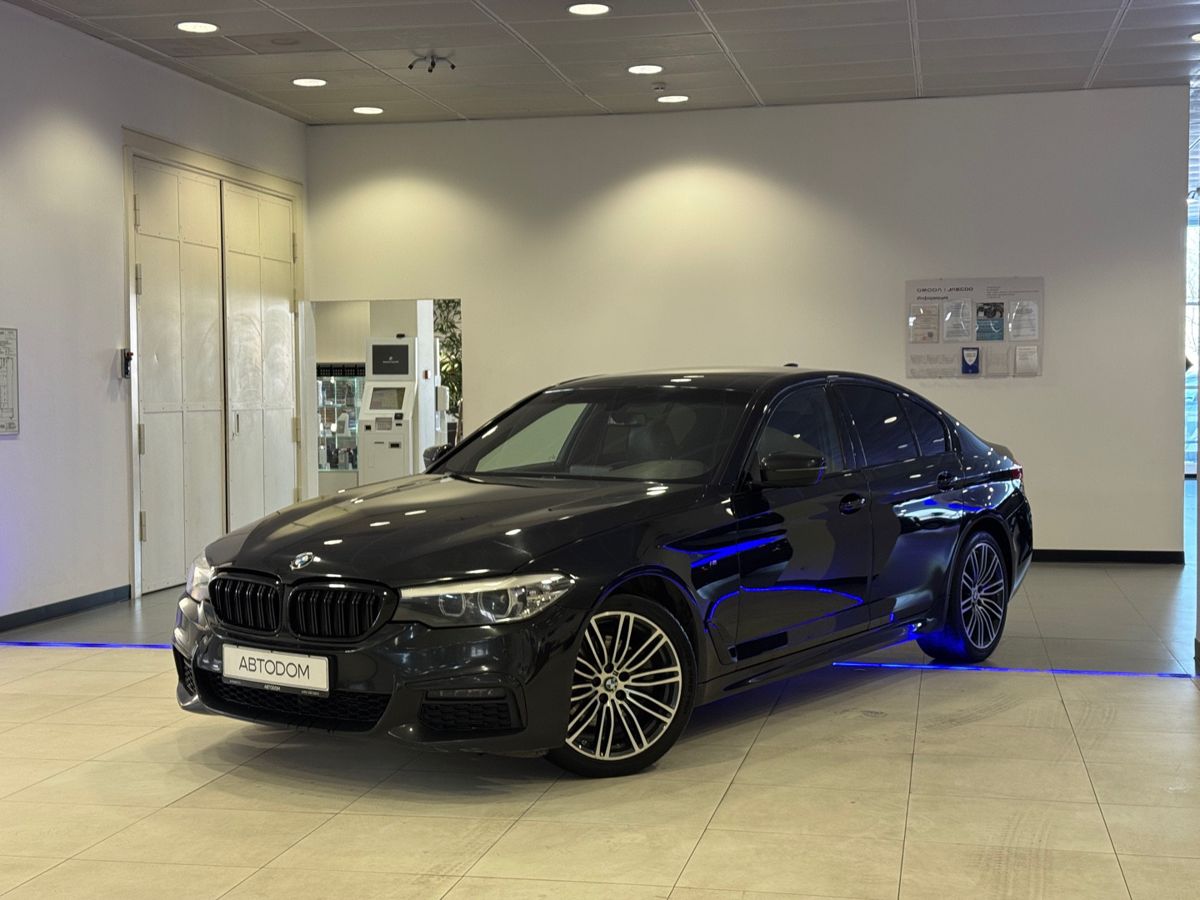 Автомобиль BMW 5 серии VII поколение (G30/G31) 520 2.0d AT 4WD (190 л.с.) M Sport Чёрный 2019 с пробегом 151 640 км