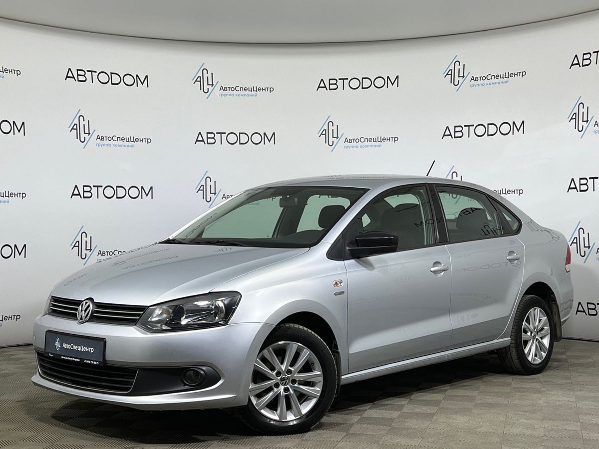 Volkswagen Polo V поколение 1.6 AT (105 л.с.) Comfortline Серебристый 2013 с пробегом 136 500 км