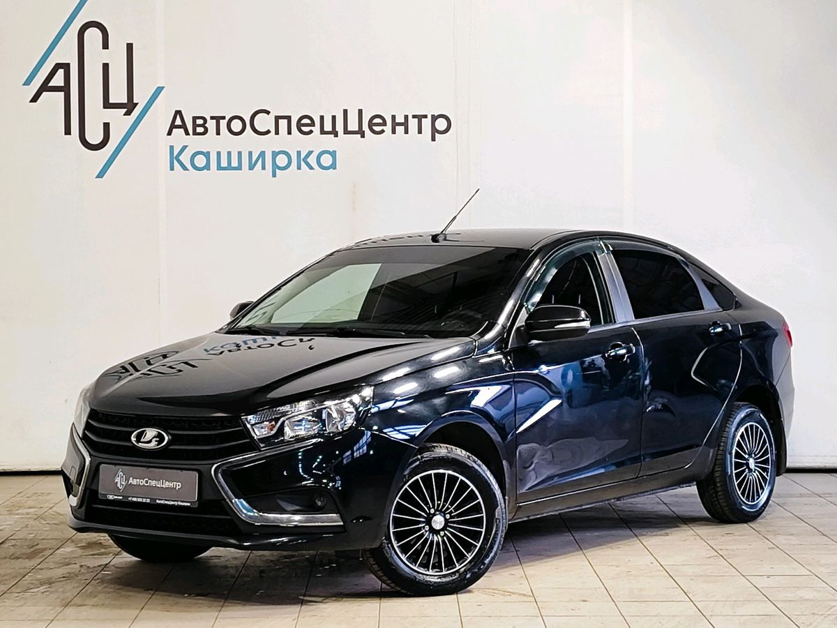 Lada (ВАЗ) Vesta I поколение 1.6 MT (106 л.с.) Comfort Чёрный 2020 с пробегом 60 225 км