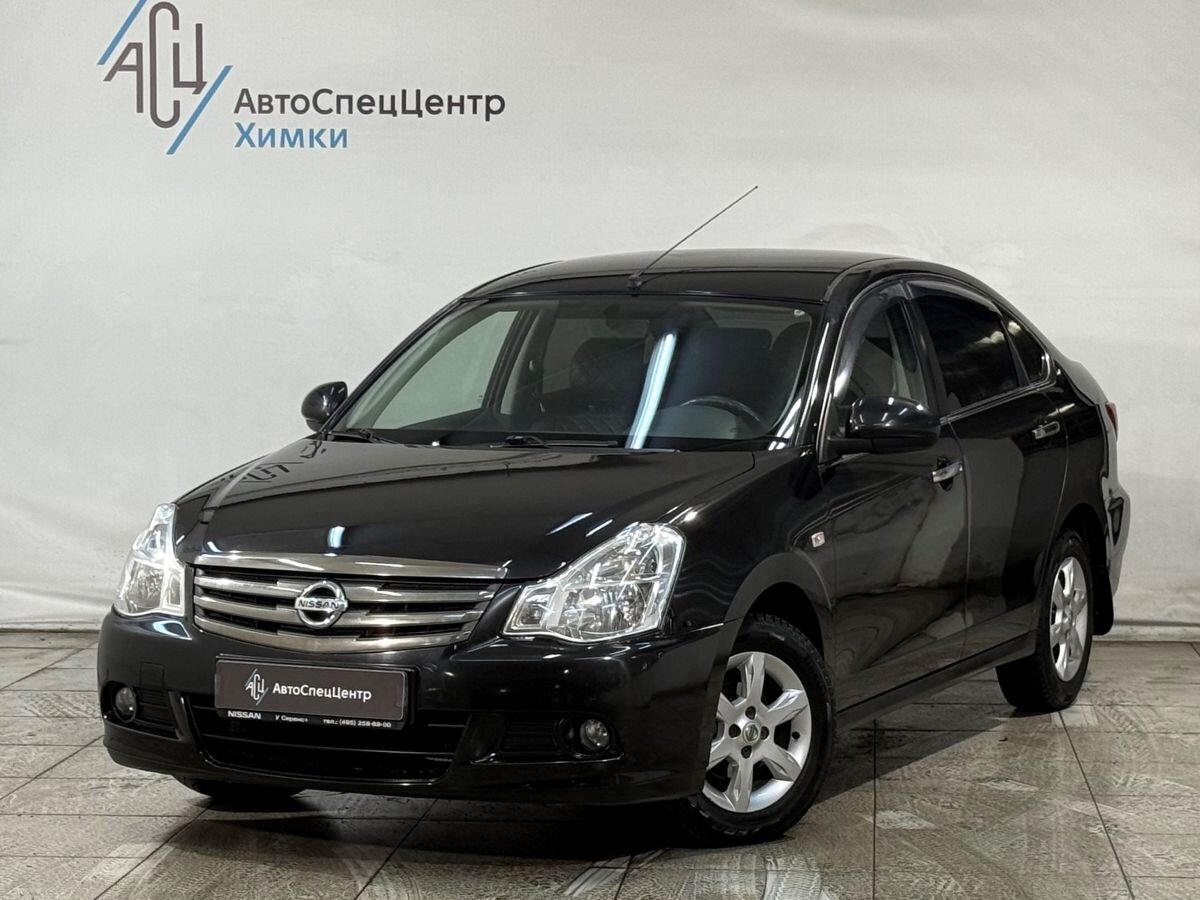 Автомобиль Nissan Almera III поколение (G15) 1.6 AT (102 л.с.) Comfort A/C Чёрный 2015 с пробегом 96 000 км