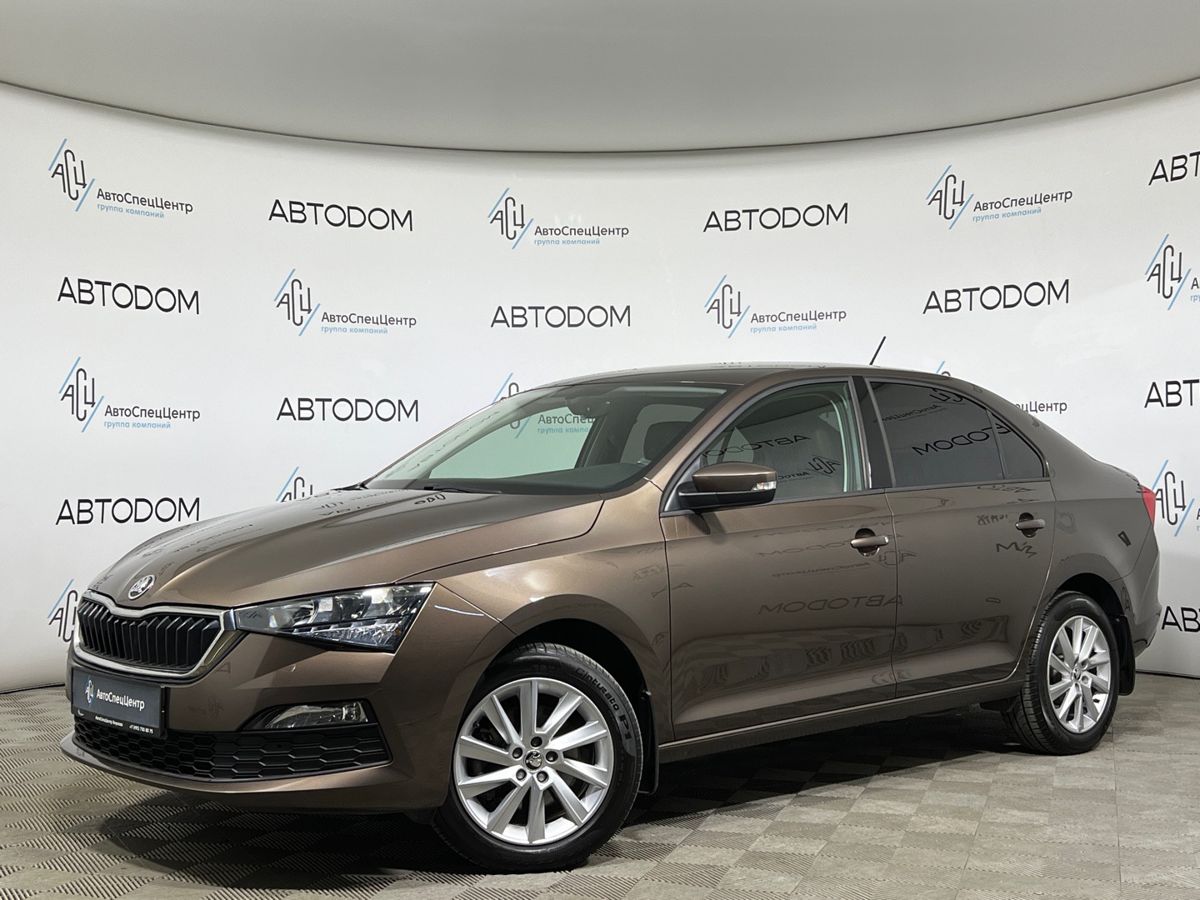 Skoda Rapid II поколение 1.4 AMT (125 л.с.) Sport Edition Коричневый 2021 с пробегом 50 727 км
