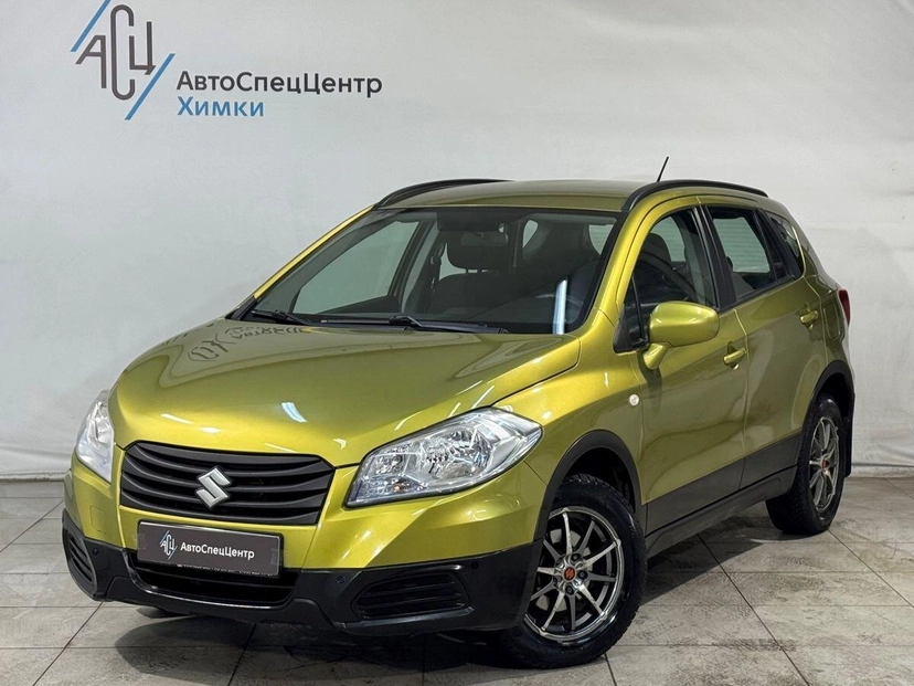 Автомобиль Suzuki SX4 II поколение 1.6 CVT (117 л.с.) GLX Зелёный 2014 с пробегом 88 000 км