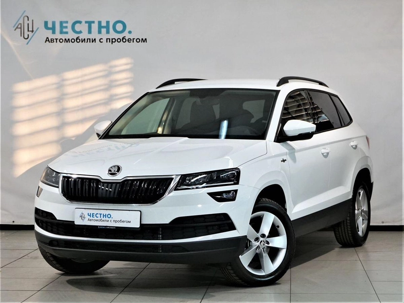 Автомобиль Skoda Karoq I поколение 1.6 AT (110 л.с.) Hockey Edition Белый 2022 с пробегом 12 км