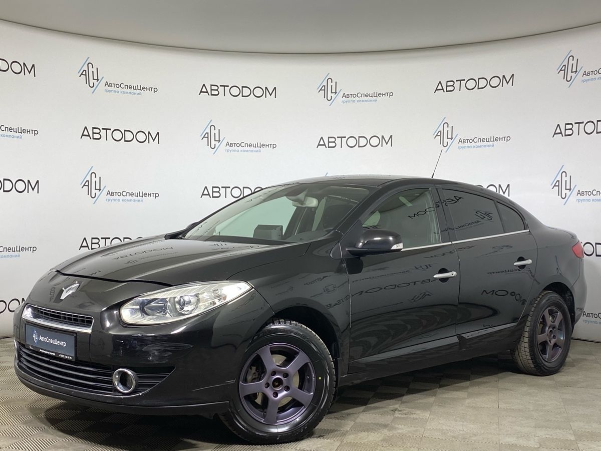 Автомобиль Renault Fluence I поколение 2.0 CVT (138 л.с.) Expression Чёрный 2010 с пробегом 346 500 км