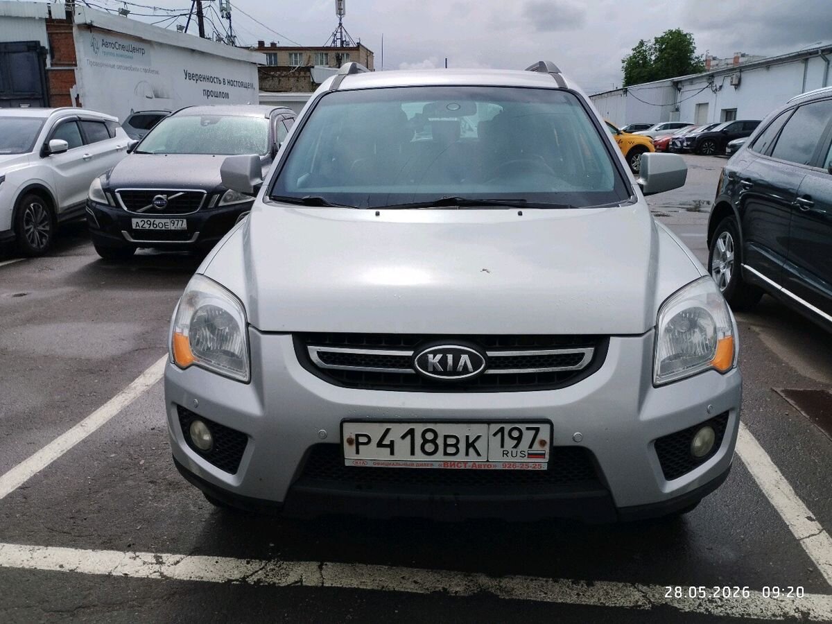 Kia Sportage II [рестайлинг] 2.0 MT 4WD (141 л.с.) LE Luxe+ Серебристый 2010 с пробегом 97 068 км