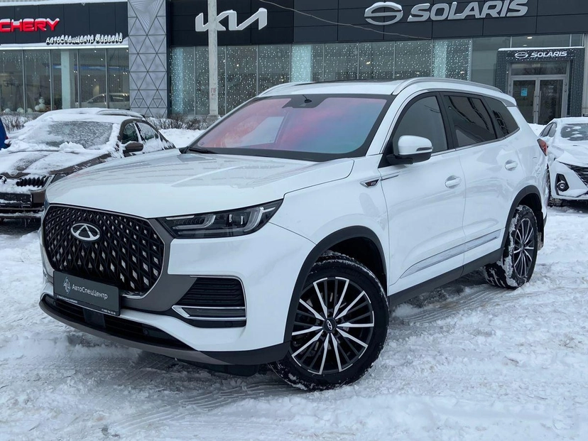 Автомобиль CHERY Tiggo 8 Pro Max I поколение 2.0 AMT 4WD (197 л.с.) Ultimate Белый 2024 с пробегом 23 000 км