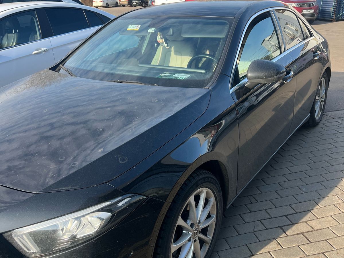 Mercedes-Benz A-Класс IV поколение (W177) 200 1.3 AMT (150 л.с.) Progressive Чёрный 2020 с пробегом 128 839 км