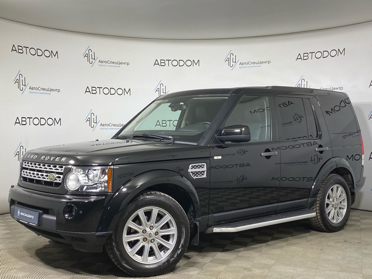 Автомобиль Land Rover Discovery IV поколение 2.7d AT 4WD (188 л.с.) Base Чёрный 2009 с пробегом 160 849 км