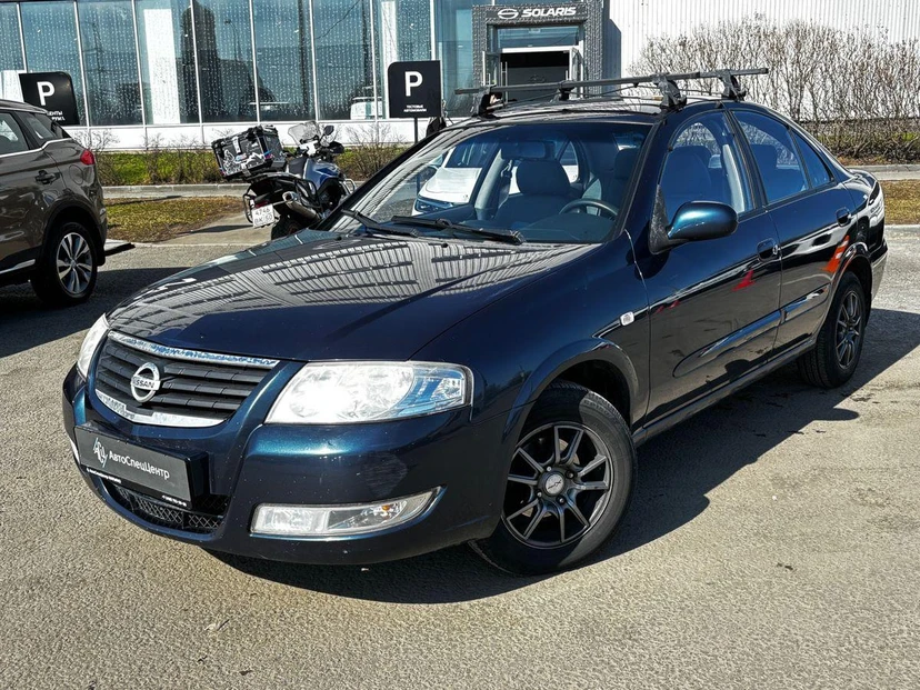 Автомобиль Nissan Almera Classic I поколение (B10) 1.6 MT (107 л.с.) Base Синий 2007 с пробегом 83 028 км