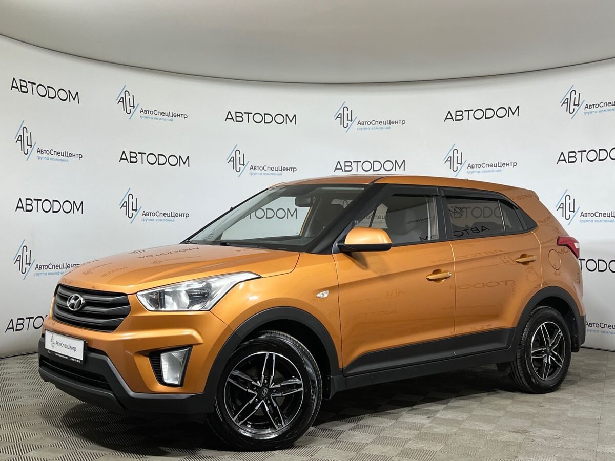 Hyundai Creta I поколение 1.6 AT (123 л.с.) Comfort Plus Оранжевый 2018 с пробегом 120 342 км