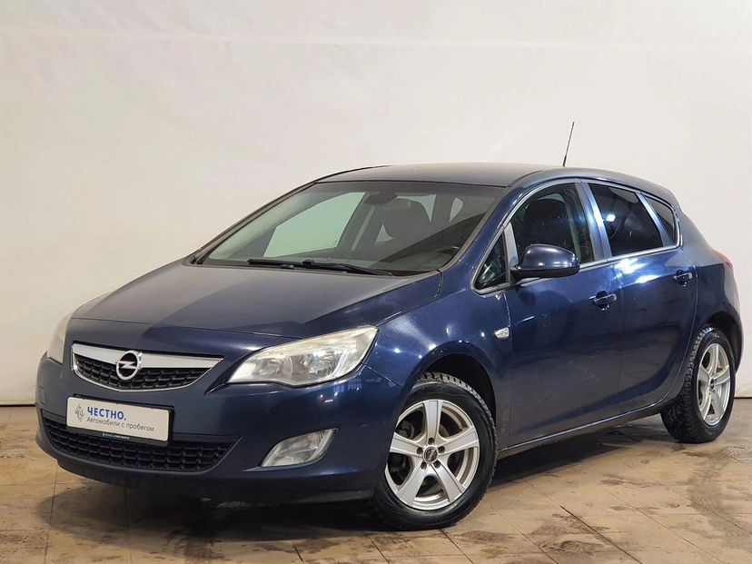 Автомобиль Opel Astra IV поколение (J) 1.4 MT (140 л.с.) Base Синий 2011 с пробегом 248 951 км