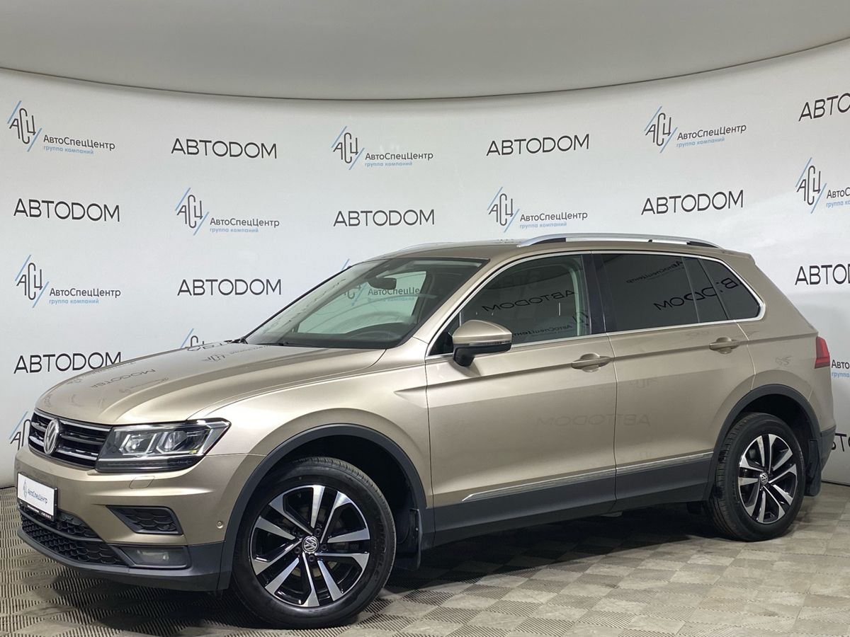 Volkswagen Tiguan II поколение 1.4 AMT (150 л.с.) City Бежевый 2019 с пробегом 192 633 км