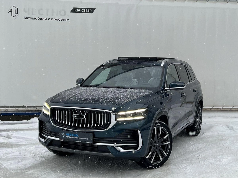 Автомобиль Geely Monjaro I поколение 2.0 AT 4WD (238 л.с.) Exclusive Синий 2023 с пробегом 50 км