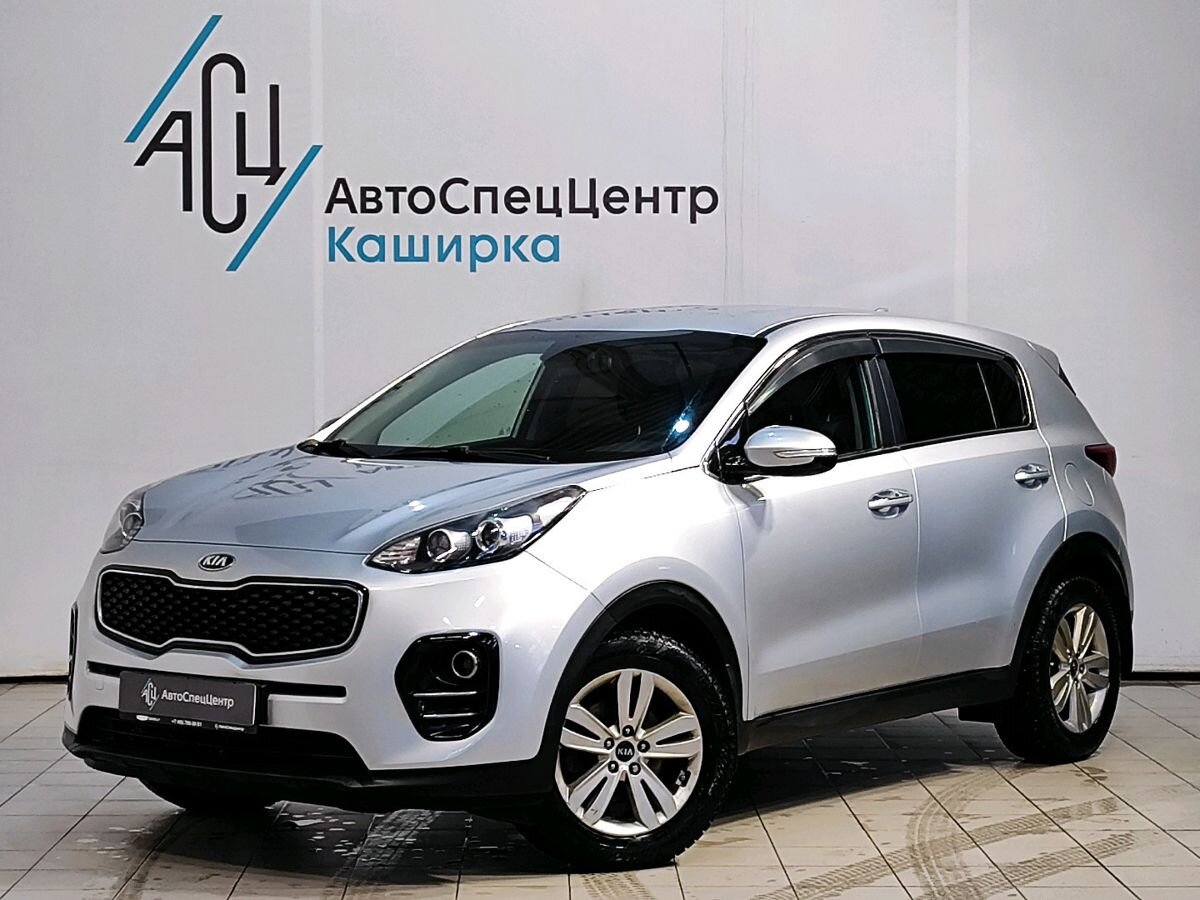 Автомобиль Kia Sportage IV [рестайлинг] 2.0 AT (150 л.с.) Comfort Серебристый 2018 с пробегом 95 327 км