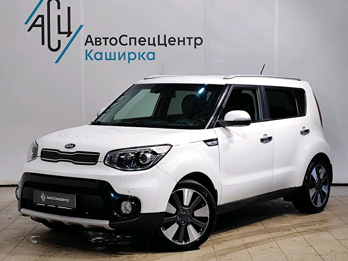 Автомобиль Kia Soul II [рестайлинг] 1.6 AT (132 л.с.) Prestige Белый 2019 с пробегом 136 861 км