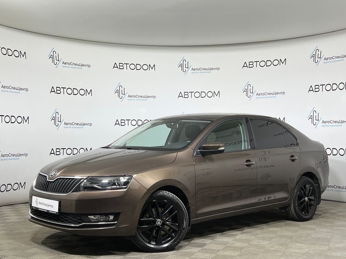 Skoda Rapid I [рестайлинг] 1.4 AMT (125 л.с.) Style Коричневый 2018 с пробегом 82 977 км