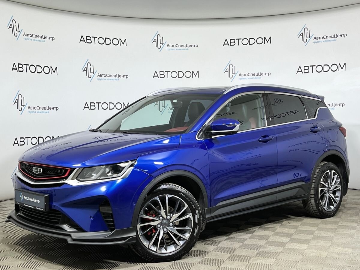 Автомобиль Geely Coolray I поколение 1.5 AMT (150 л.с.) Flagship Синий 2022 с пробегом 86 710 км