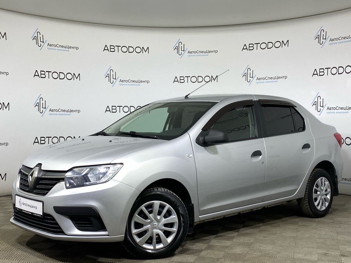Автомобиль Renault Logan II [рестайлинг] 1.6 MT (82 л.с.) Access Бежевый 2018 с пробегом 126 000 км