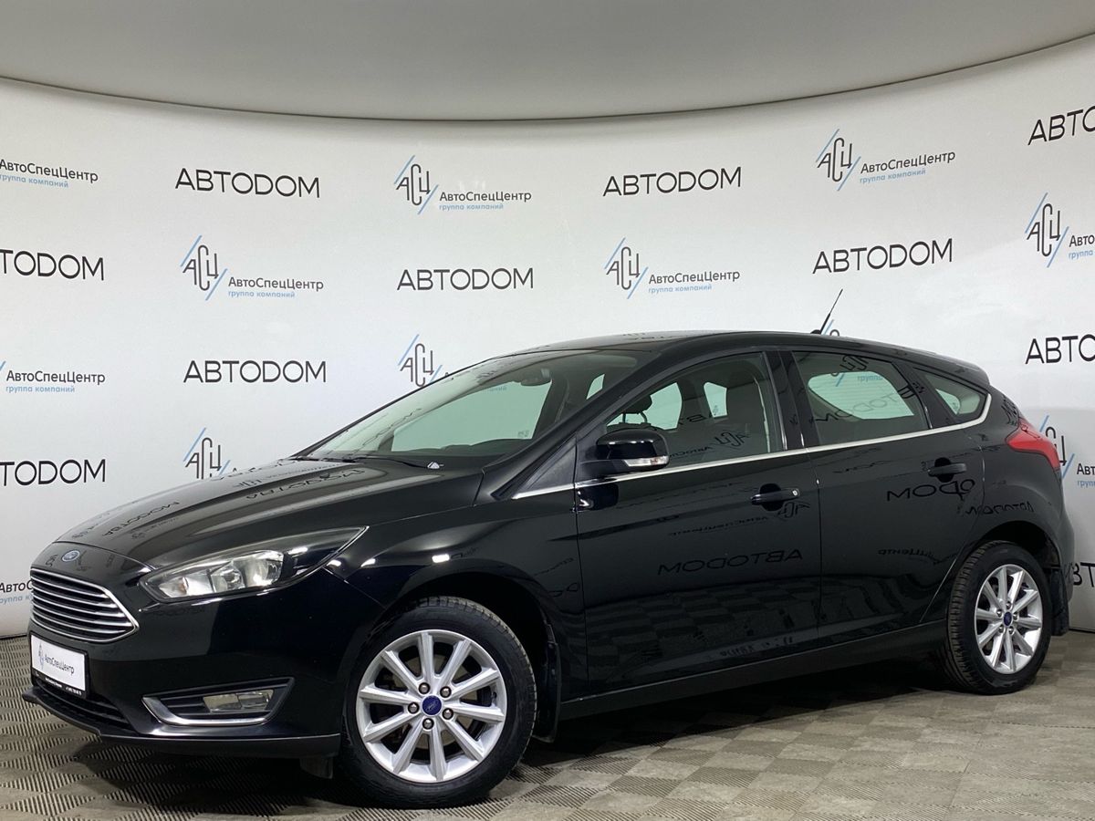 Ford Focus III [рестайлинг] 1.6 MT (125 л.с.) Trend Plus Чёрный 2017 с пробегом 204 783 км