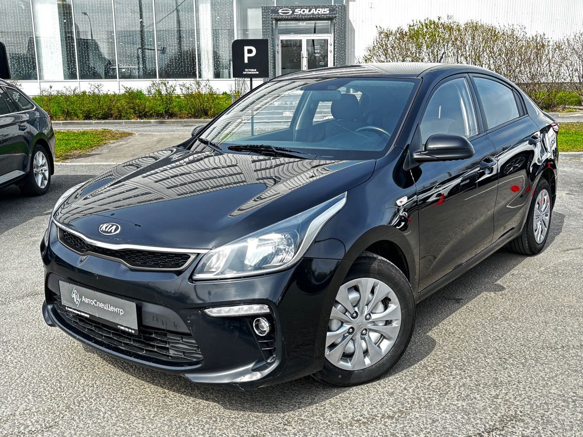 Kia Rio IV поколение 1.6 AT (123 л.с.) Luxe Чёрный 2020 с пробегом 170 000 км