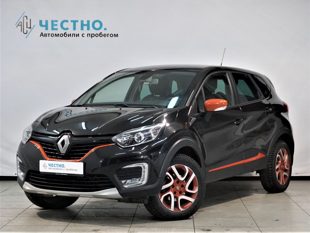 Автомобиль Renault Kaptur I поколение 2.0 AT 4WD (143 л.с.) Style Черный 2018 с пробегом 40000 км