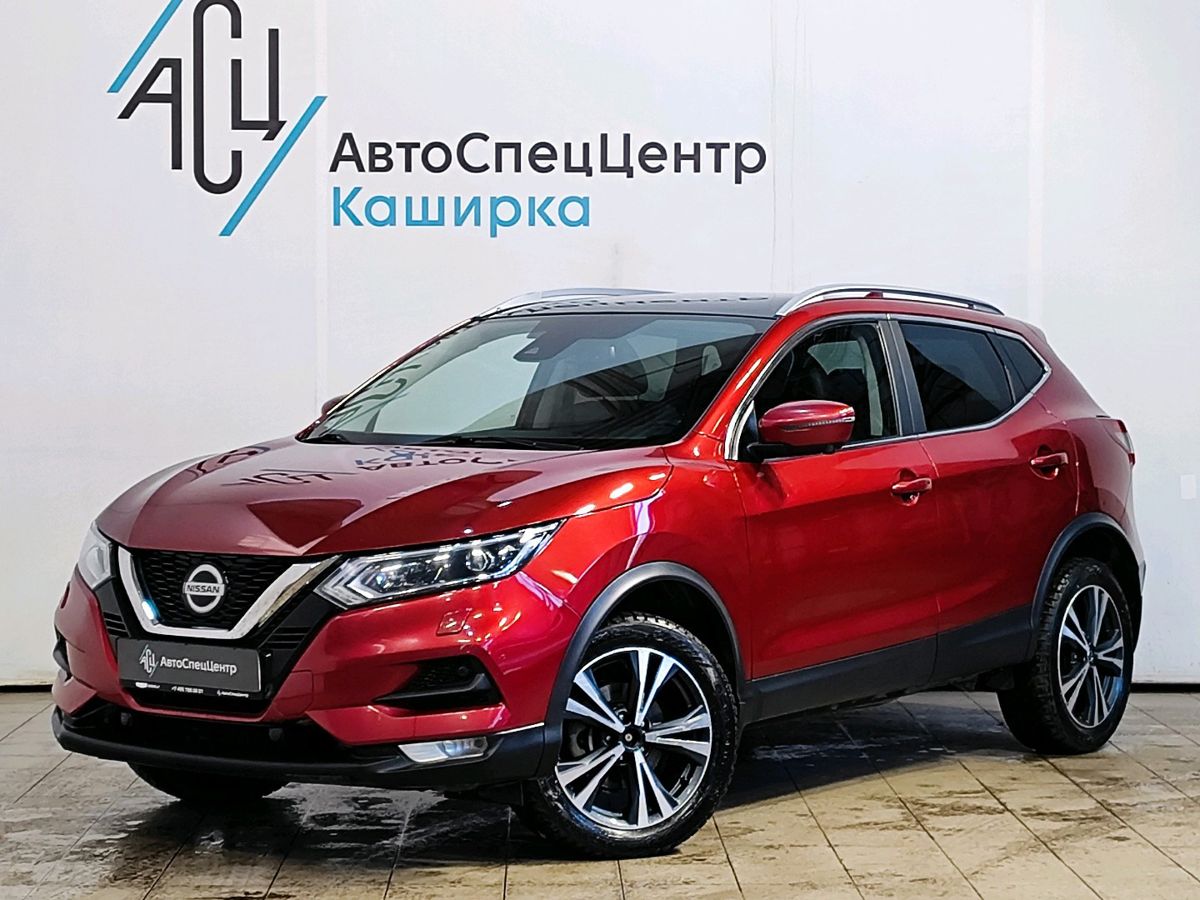 Автомобиль Nissan Qashqai II [рестайлинг] 2.0 CVT (144 л.с.) LE Top (2019-2020) Красный 2021 с пробегом 116 872 км