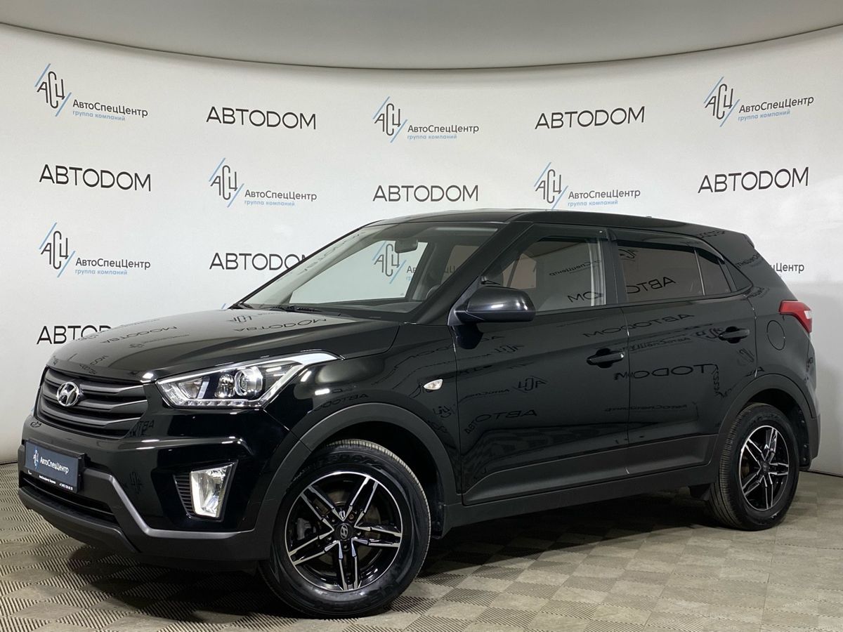 Hyundai Creta I поколение 2.0 AT (149 л.с.) Comfort 2019 Чёрный 2018 с пробегом 53 614 км