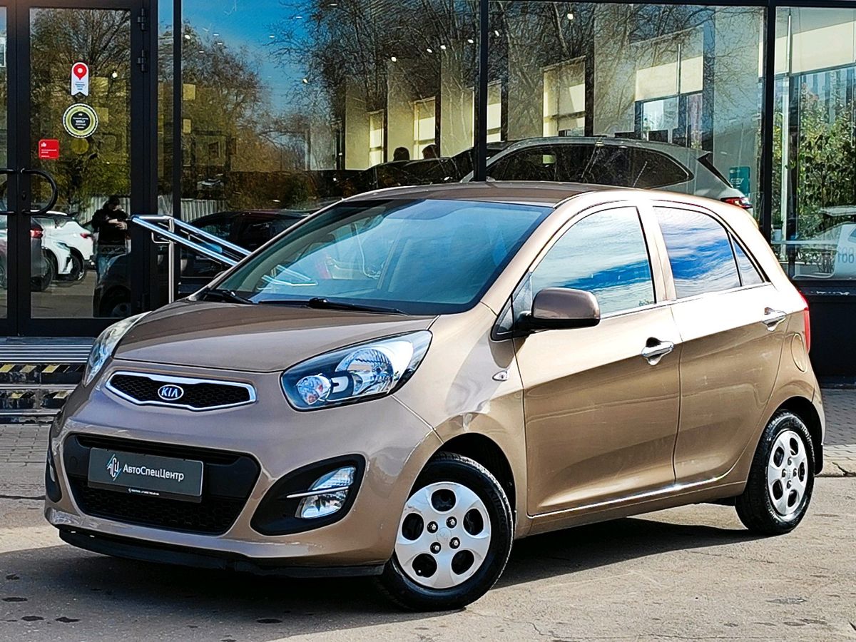 Kia Picanto II поколение 1.2 AT (85 л.с.) Comfort Коричневый 2011 с пробегом 50 697 км