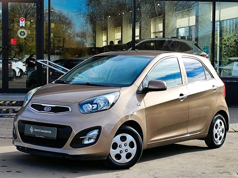 Kia Picanto II поколение 1.2 AT (85 л.с.) Comfort Коричневый 2011 с пробегом 50 697 км