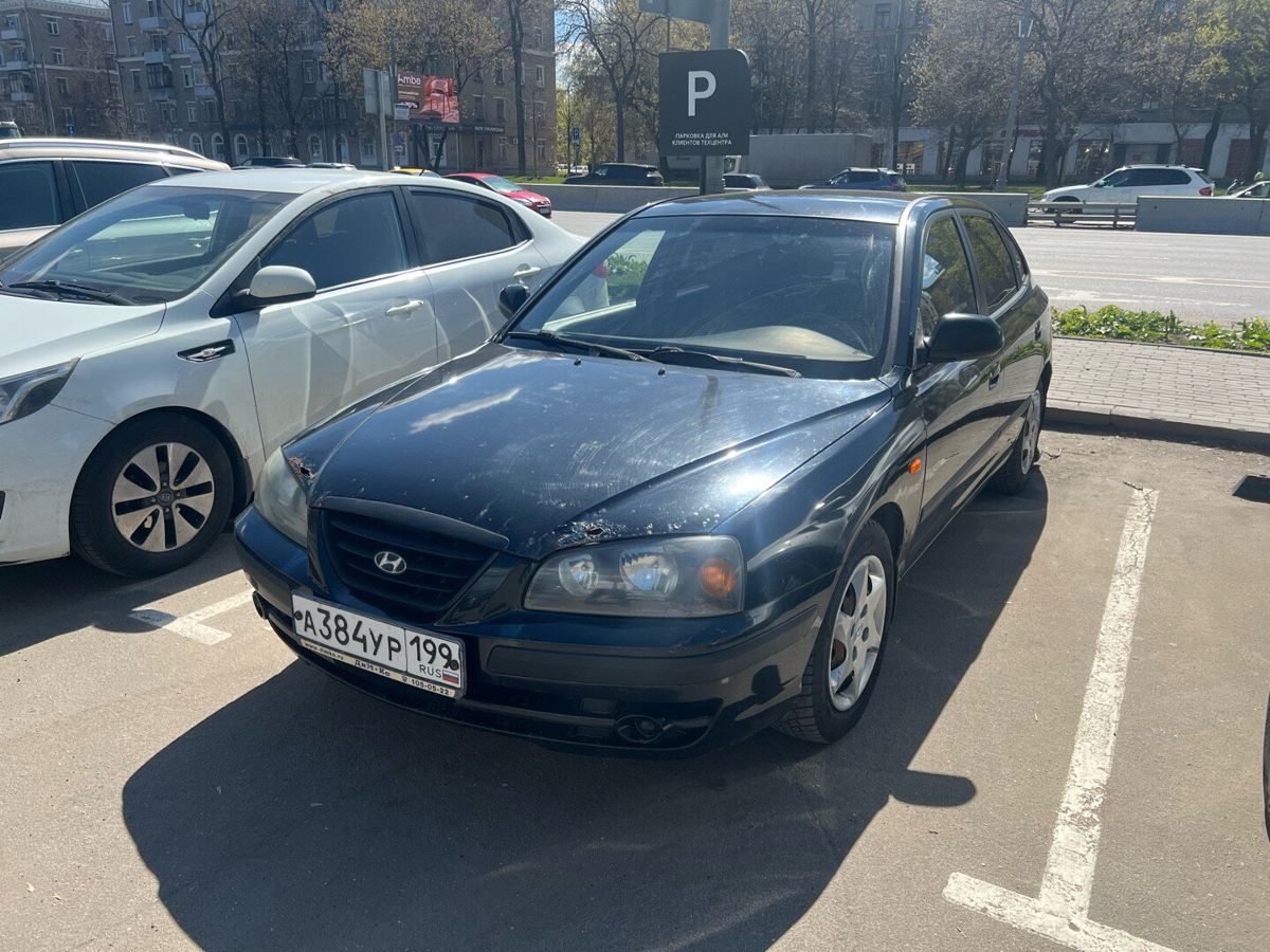 Hyundai Elantra III (XD) [рестайлинг] 1.6 MT (105 л.с.) Base Чёрный 2005 с пробегом 185 195 км