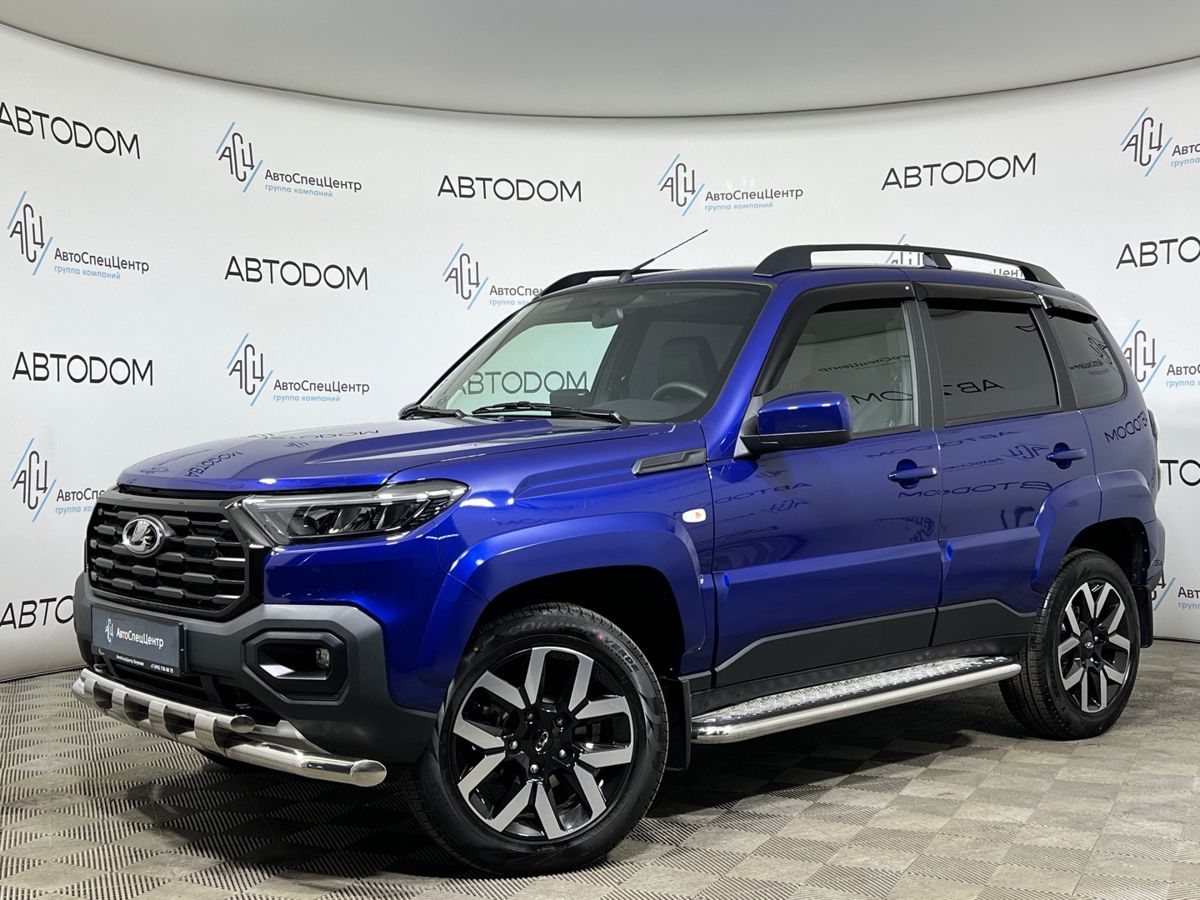 Lada (ВАЗ) Niva Travel I [рестайлинг] 1.8 MT 4WD (90 л.с.) Техно + Салон из натуральной кожи Синий 2026 с пробегом 3 788 км