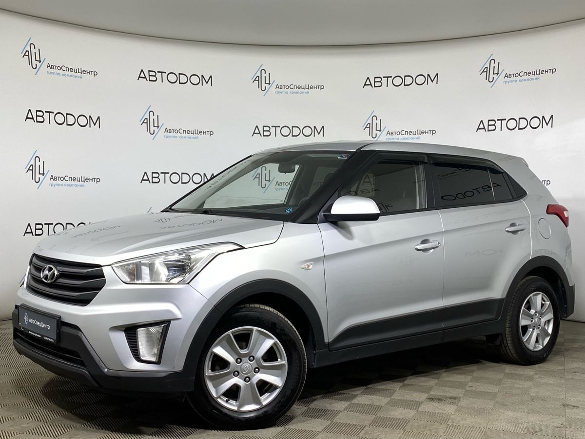 Hyundai Creta I поколение 1.6 AT (123 л.с.) Comfort 2019 Серебристый 2017 с пробегом 123 818 км