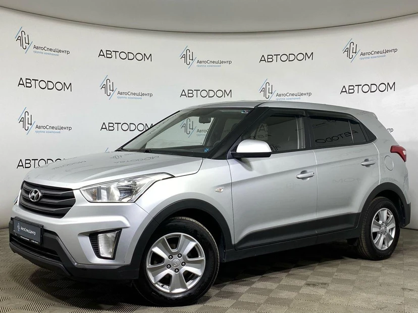 Hyundai Creta I поколение 1.6 AT (123 л.с.) Comfort 2019 Серебристый 2017 с пробегом 123 818 км