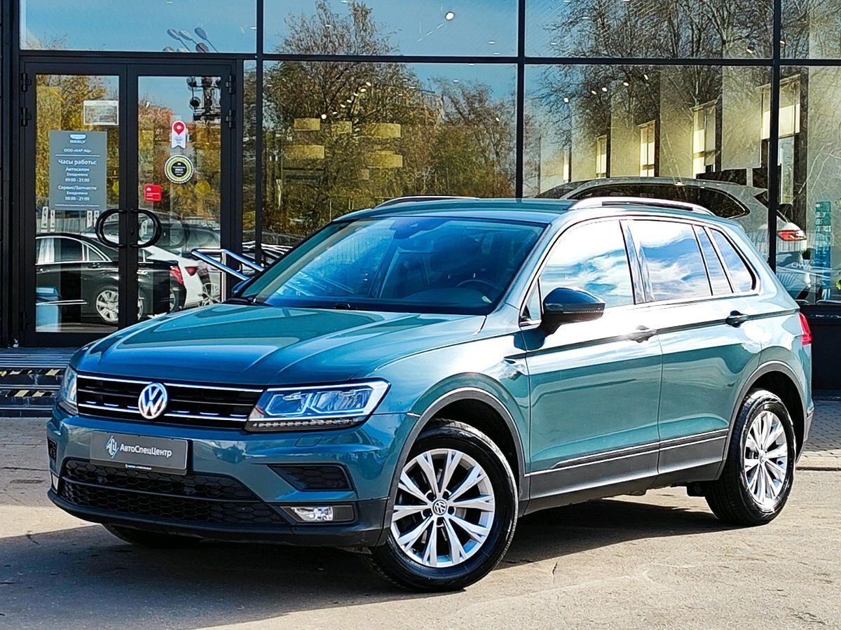 Volkswagen Tiguan II поколение 1.4 AMT (150 л.с.) Go! Синий 2020 с пробегом 66 585 км