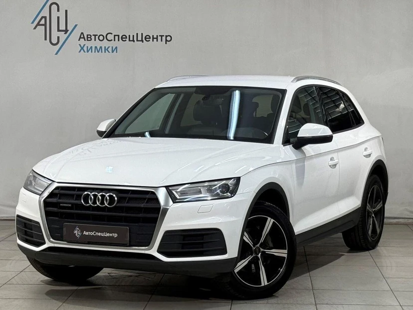Audi Q5 II поколение (FY) 2.0 AMT 4WD (249 л.с.) Base Белый 2018 с пробегом 150 000 км