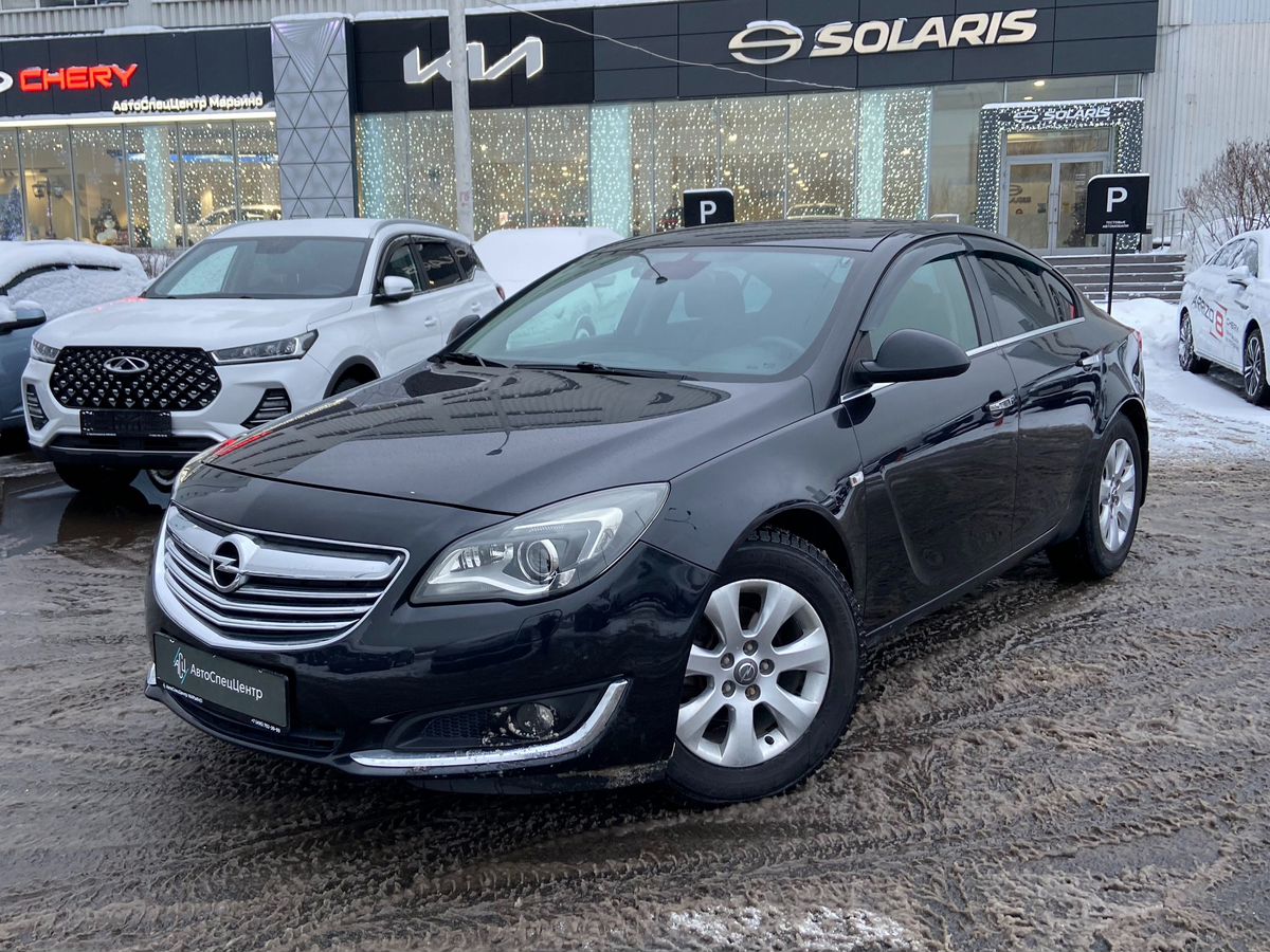 Автомобиль Opel Insignia I [рестайлинг] 1.8 MT (140 л.с.) Base Чёрный 2014 с пробегом 169 472 км