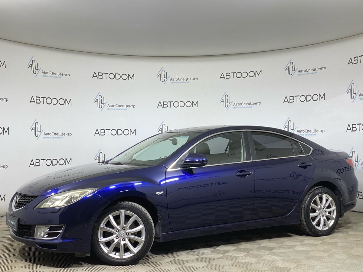 Mazda 6 II поколение (GH) 2.0 AT (147 л.с.) Touring Синий 2008 с пробегом 213 000 км