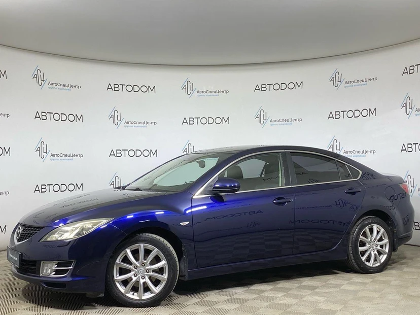 Mazda 6 II поколение (GH) 2.0 AT (147 л.с.) Touring Синий 2008 с пробегом 213 000 км