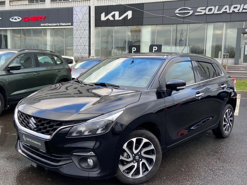 Автомобиль Suzuki Baleno III поколение 1.5 AT (105 л.с.) Импорт Чёрный 2023 с пробегом 54 000 км