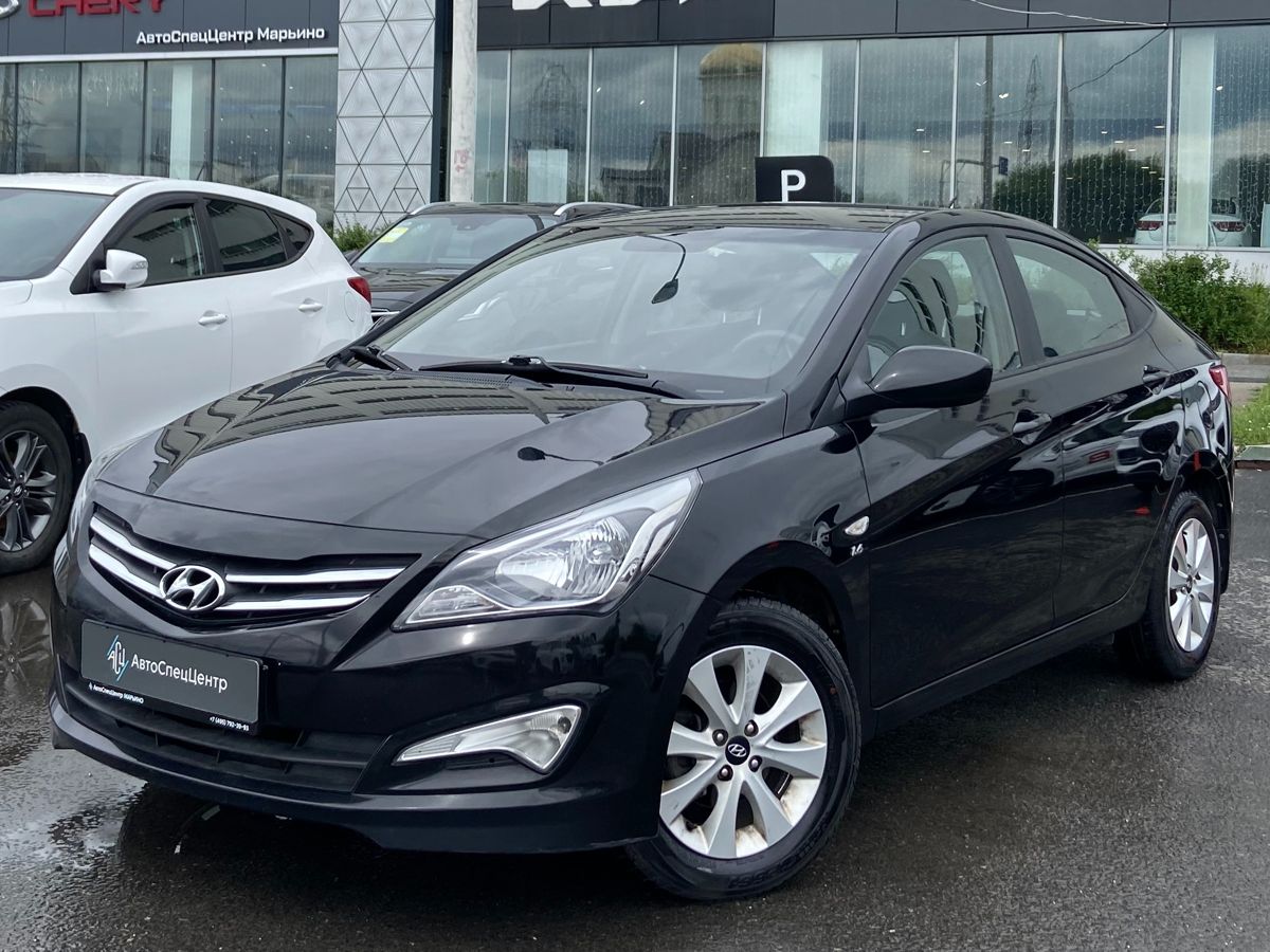 Hyundai Solaris I [рестайлинг] 1.6 AT (123 л.с.) Elegance Чёрный 2016 с пробегом 60 645 км