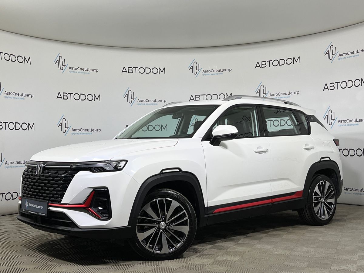 Changan CS35 Plus I [рестайлинг] 1.4 AMT (150 л.с.) Техно / Tech Белый 2023 с пробегом 67 618 км