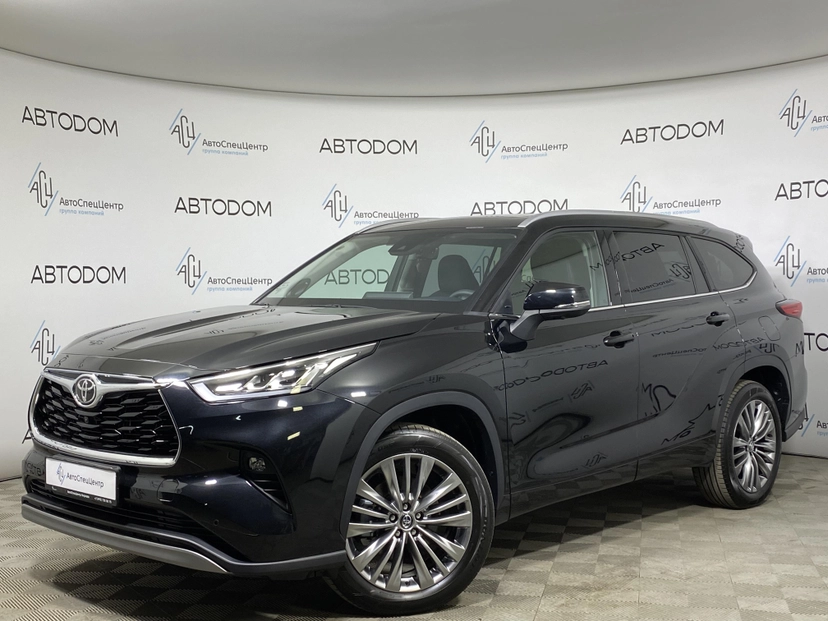 Автомобиль Toyota Highlander IV поколение 2.0 AT 4WD (248 л.с.) Supreme Чёрный 2024 с пробегом 10 км