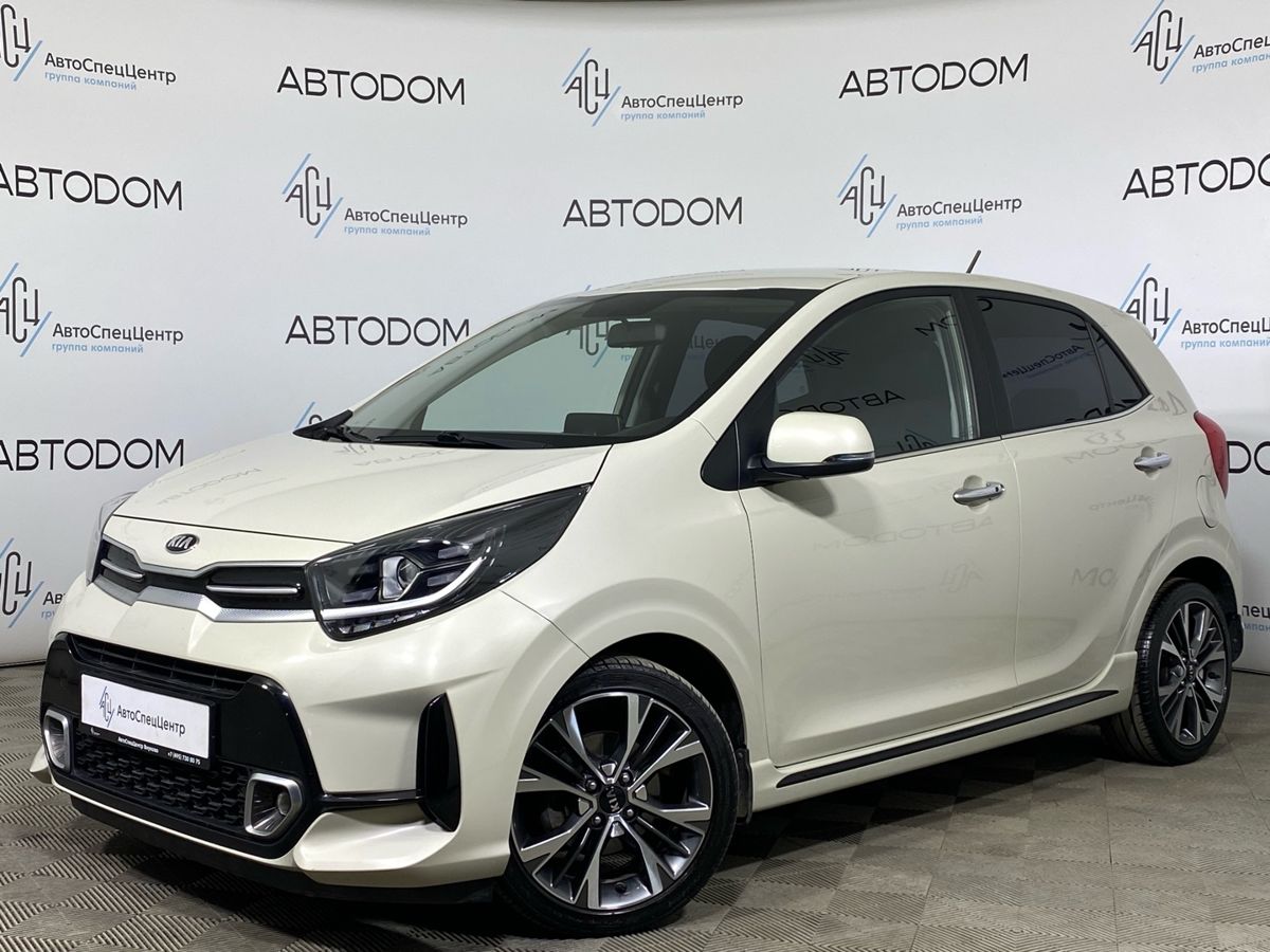 Автомобиль Kia Picanto III поколение 1.3 AT (84 л.с.) GT Line Серый 2021 с пробегом 54 507 км