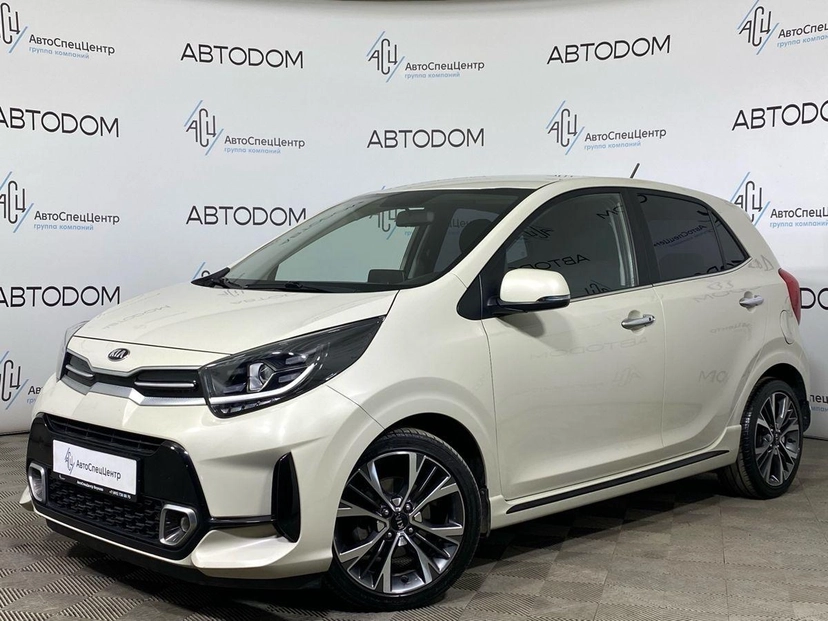 Автомобиль Kia Picanto III поколение 1.3 AT (84 л.с.) GT Line Серый 2021 с пробегом 54 507 км
