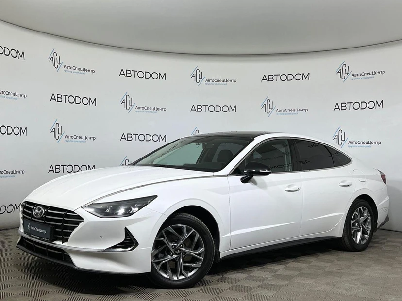 Hyundai Sonata VIII поколение (DN) 2.0 AT (150 л.с.) Business (Winter) + Smart Sense Белый 2020 с пробегом 181 070 км
