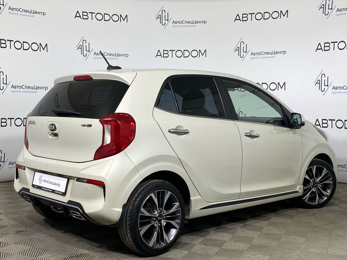Автомобиль Kia Picanto III поколение 1.3 AT (84 л.с.) GT Line Серый 2021 с пробегом 54 507 км