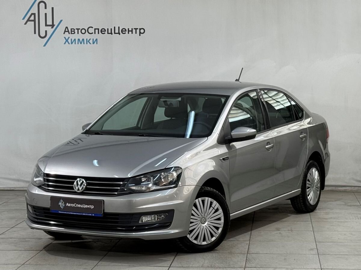 Volkswagen Polo V [рестайлинг] 1.6 MT (90 л.с.) Drive Серебристый 2018 с пробегом 54 700 км