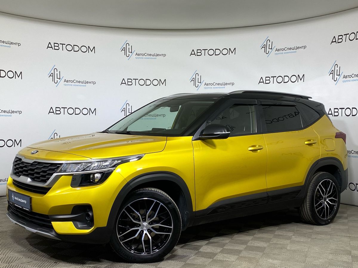 Kia Seltos I поколение 2.0 CVT (149 л.с.) Luxe Жёлтый 2021 с пробегом 62 908 км