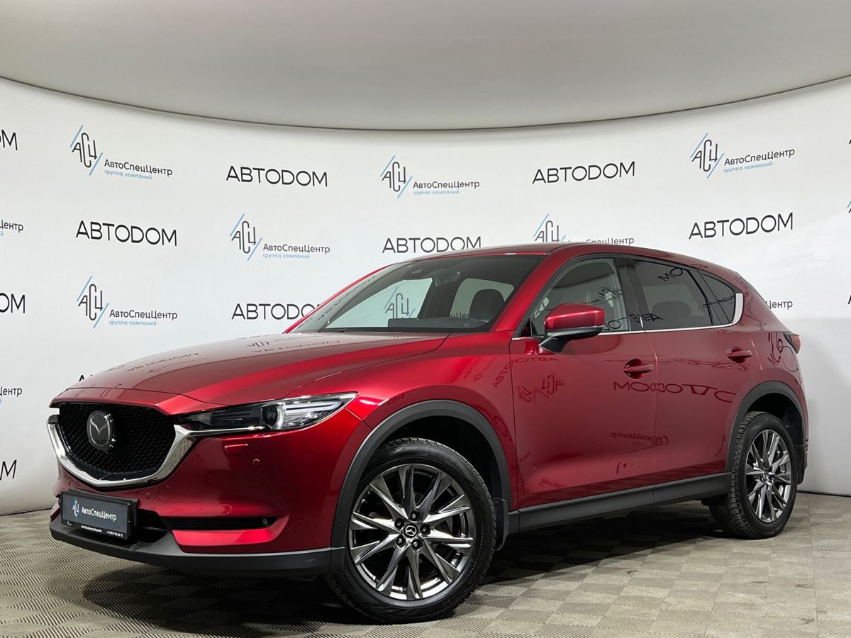 Автомобиль Mazda CX-5 II поколение 2.5 AT 4WD (194 л.с.) Supreme Красный 2021 с пробегом 107 657 км