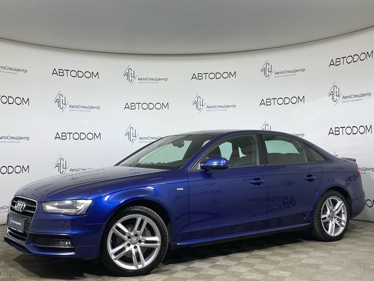 Audi A4 IV (B8) [рестайлинг] 2.0 AMT 4WD (225 л.с.) Sport Синий 2014 с пробегом 169 136 км